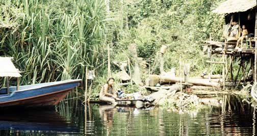 People that live along the river