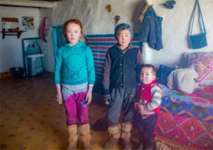 Mongolian children
