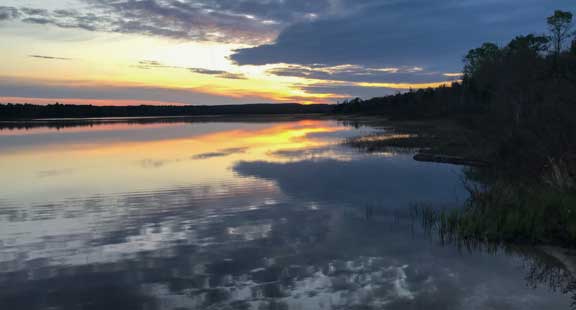 Sunrise on the lake
