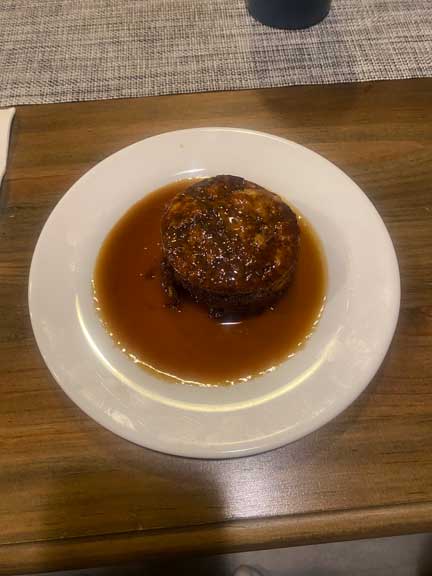 Dessert at camp.