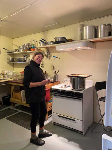 Chef in kitchen