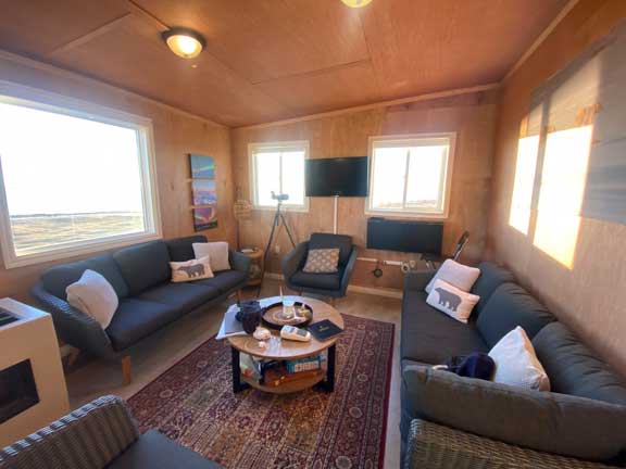 Dining area at camp