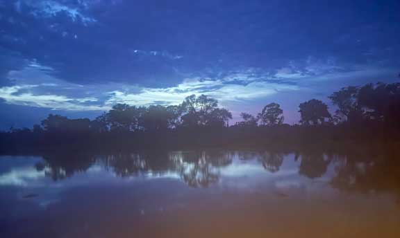 River at dawn.