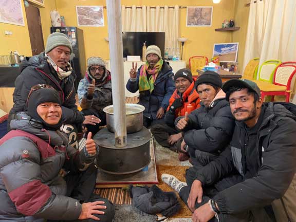 Guides listening to one of my presentations. 