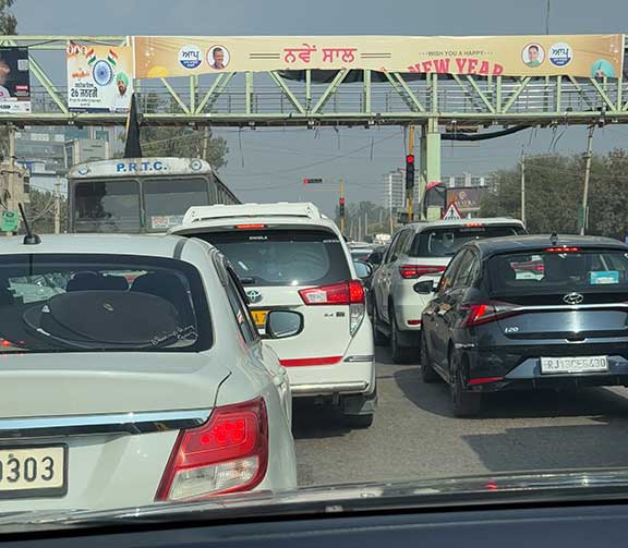 Traffic in India