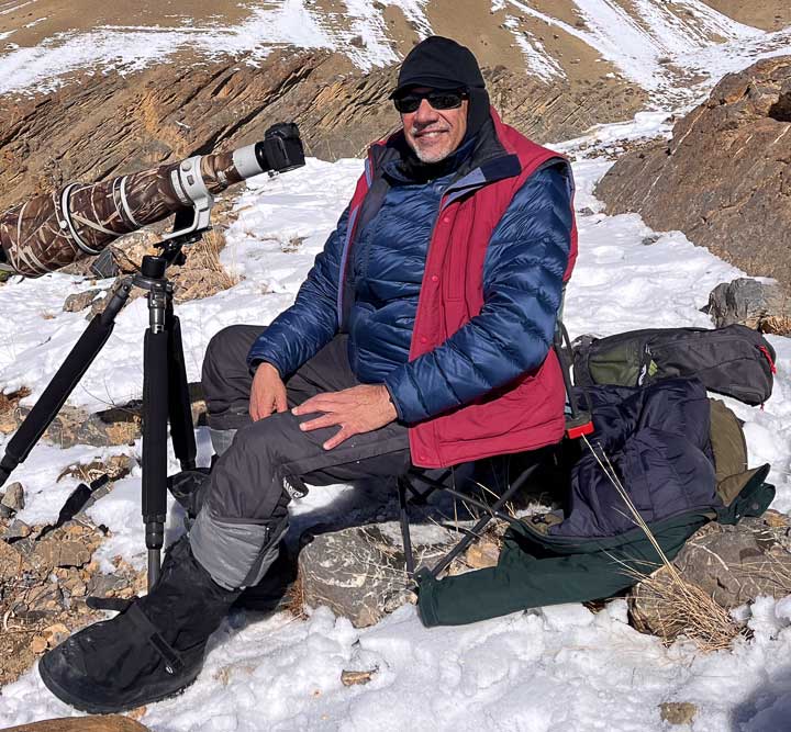 Dr. P in his cold weather clothes